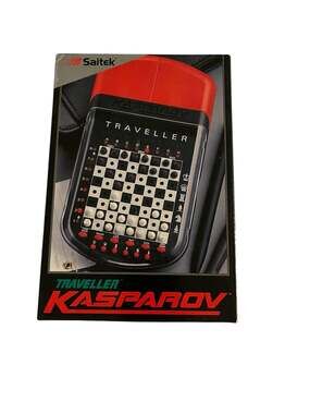 Saitek Kasparov Traveller Model 117 Electronic Chess Computer (1990)